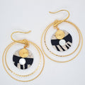 Africa dream - Boucles d'oreilles doubles créoles