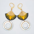 Doré Mombasa - Boucles d'oreilles nacre
