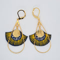 Jaune Arizona Dream - Boucles d’oreilles pendantes créoles gouttes